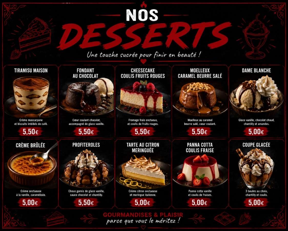 Nos Desserts